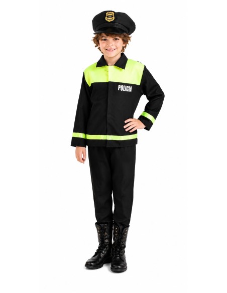 Déguisement de Policier Enfant | Costumes pour Enfants Le Roi du Carnaval
